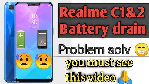Realme C1/2 Battery Draining Fast After Color Os 6.0 Update Solution 😇| I got tech//2019
