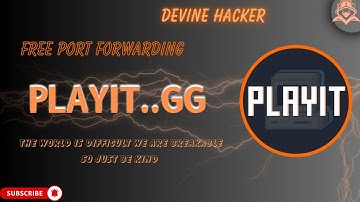 Life Time free port forwarding Using playit.gg #Playit.gg #Port forwarding