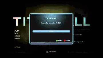 Attempting Connection - Titanfall error