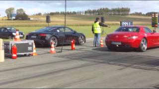 Audi R8 vs. Mercedes SLS AMG @ EFR Brilon