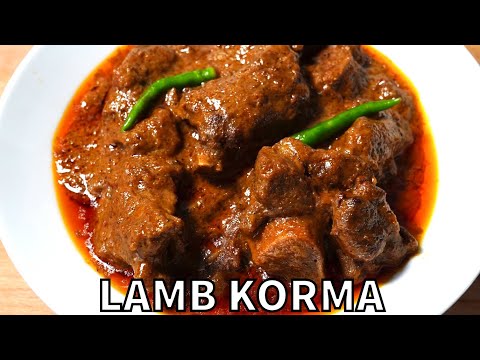 LAMB KORMA Step By Step Guide IN ENGLISH  How To Make Korma