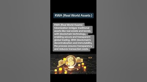 💱The Future of Tokenized Real-World Assets (RWA)💰 #rwa #token