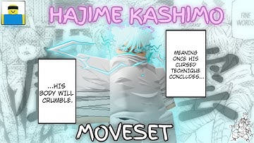 Hajime Kashimo Moveset «Third Strongest of JJK» | JJS SKILL BUILDER | The Waffled One |Lore Accurate
