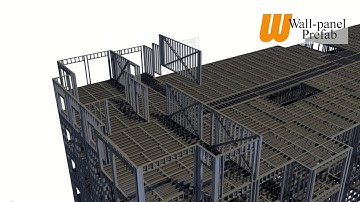 Prefab CFS Apartment Video Wall panel Prefab