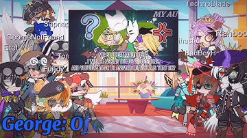 •Dream SMP Reacts to Dream and Drista• || Angst || MY AU || {READ DESC}