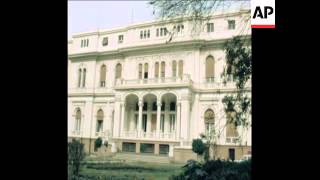 SYND 4 2 77 UNITED NATIONS SECRETARY WALDHEIM MEETS WITH EGYPTIAN FOREIGN MINISTER FAHMI Wealth