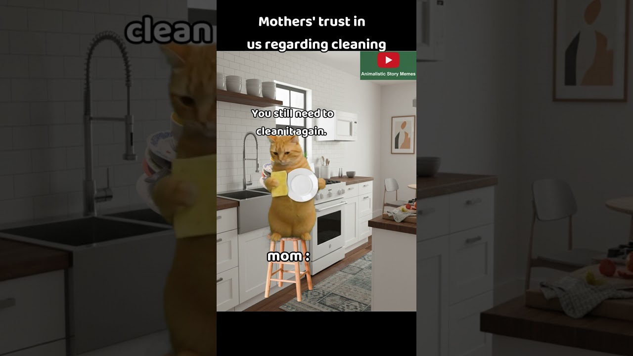Moms Be Like: “I’ll Clean It Again!” 😼CAT MEMES NEW 