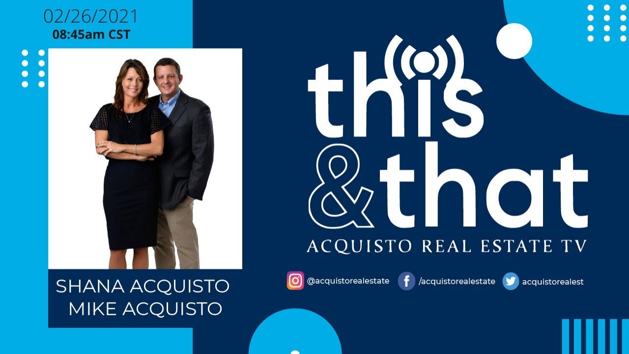 TNT Live | 02/26/21 | Shana Acquisto & Mike Acquisto | Real Estate Talk Show