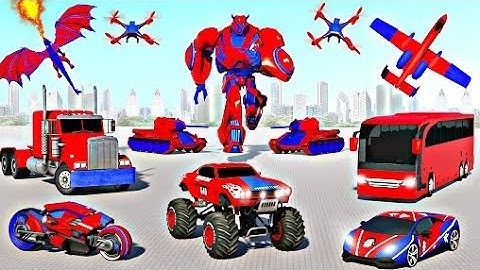 Us Car Robot Bus Transform Game - Android Gameplay