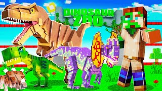 I OPENED a DINOSAUR ZOO in MINECRAFT