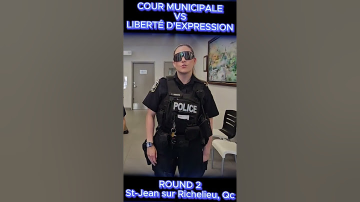 "PANIC BUTTON - FOR A CAMERA" Municipal Court EP.2 St-Jean-sur-Richelieu, Quebec, Canada - QXM