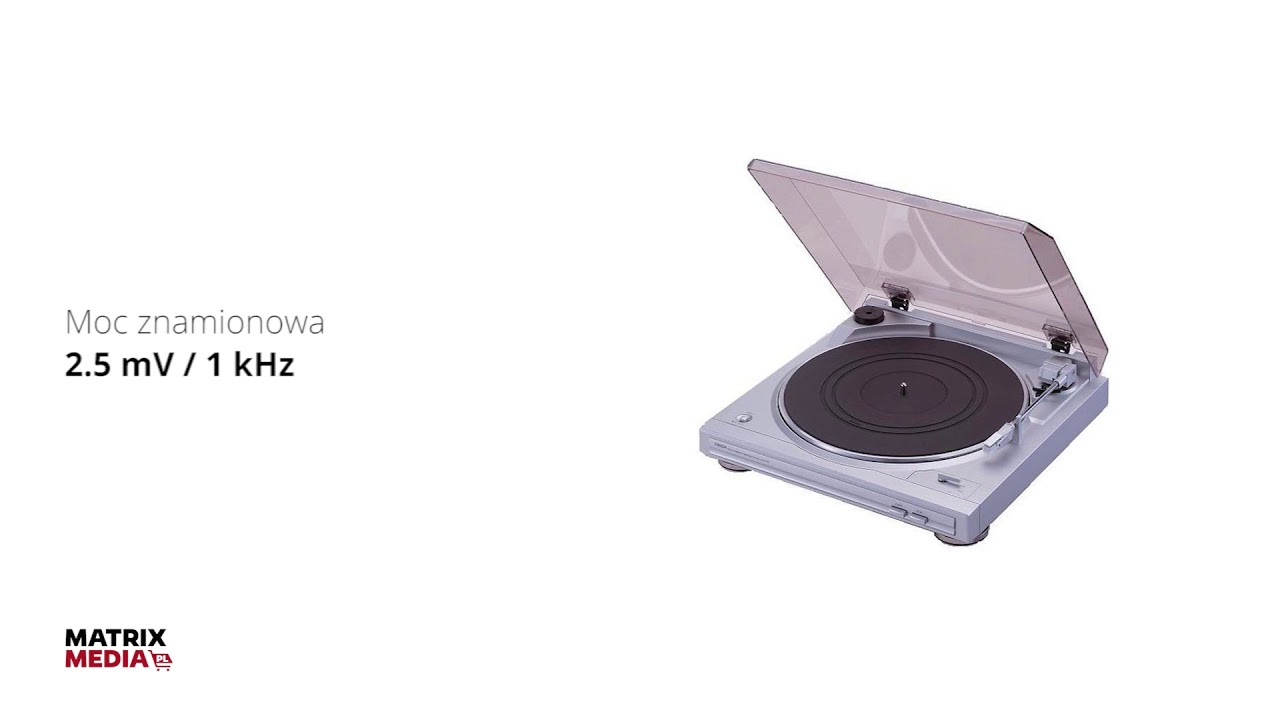 DENON DP-29F czarny - gramofon dla miłośników muzyki