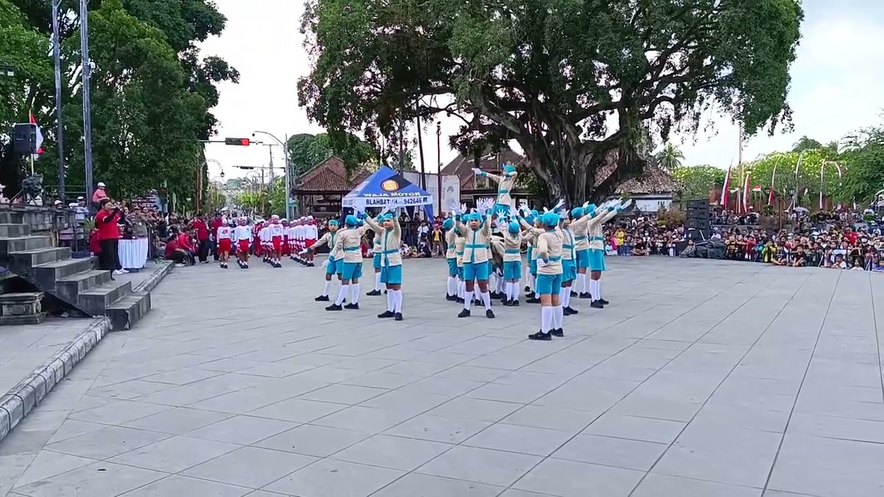 Gerak Jalan Indah Putra SD Negeri 2 Gianyar No Urut 24