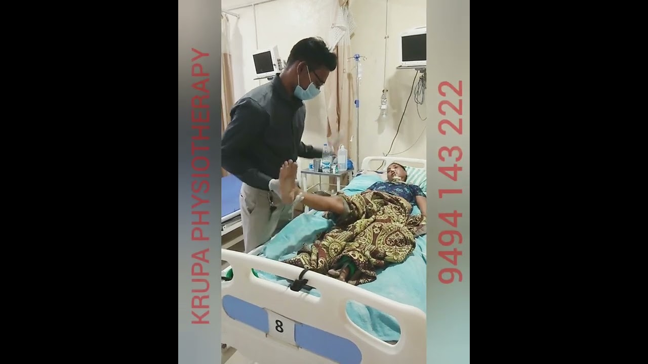 PHYSIOTHERAPY TREATMENT given to bedridden patient CONDITION:(RTA case)