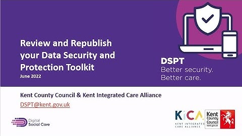 Tutorial - How to Review and Re-publish your DSPT