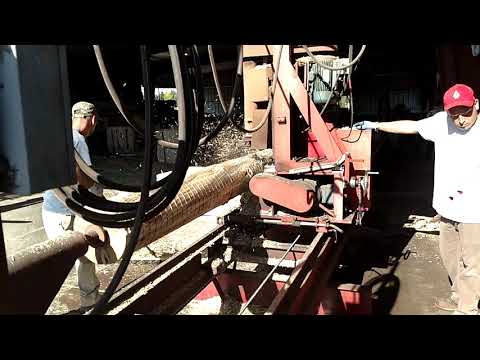 Lathe used to make round fence posts