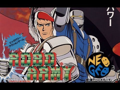 Robo Army 1991 SNK (полное прохождение на эмуляторе MAME)