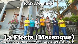 La Fiesta (Marengue) Line Dance | Beginner | Jun Andrizal (INA) & Tri Artiyanti (INA) - June 2023