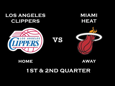 NBA 2K10 Gameplay Los Angeles Clippers Vs Miami Heat 1st 2nd Quarter