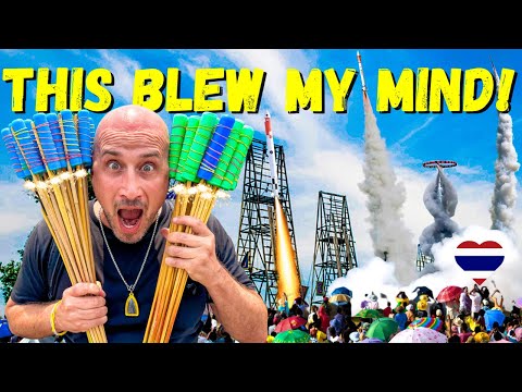 EXPLOSIVE FUN at Thailand's CRAZIEST ROCKET🚀 FESTIVAL!