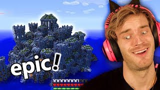 I FOUND an OCEAN TEMPLE in Minecraft! (epic)