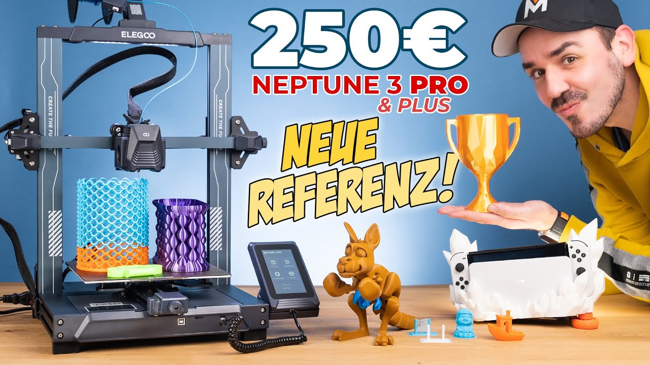 ELEGOO Neptune 3 Pro & Plus  DER Anfänger 3D Drucker! (XXL Test