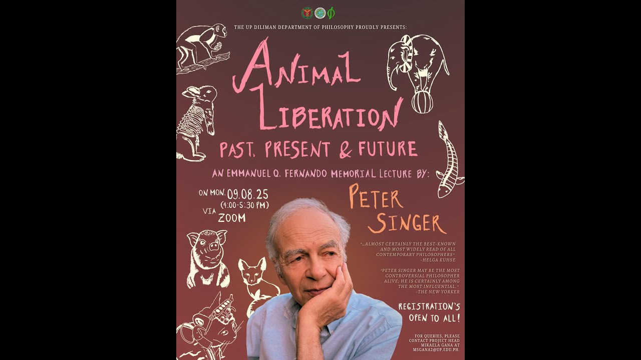 "Animal Liberation Now: Past, Present, and Future" by Peter Singer (EQF Memorial Lecture)