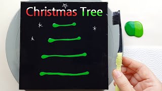 (526) The best tool for painting a Christmas tree? | Fluid Acrylic | Step by Step | Designer Gemma77