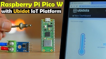 Raspberry Pi Pico W with Ubidots and MAX6675 K type thermocouple, IoT Project, Arduino IDE