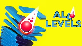 stack ball 3D | ALL 100 LEVELS | 👻   walkthrough .. #subscribe #viralvideo #video #gameplay #gaming