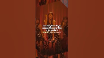 how many times taylor repeated the song title in tracks of #thelifeofashowgirl #fypシ゚viral #viralvid