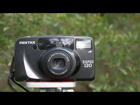 Pentax Espio 120 35mm Compact Camera - YouTube