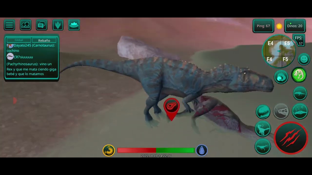 SOBREVIVIENDO CON EL GIGANOTO |THE CURSED ISLE|