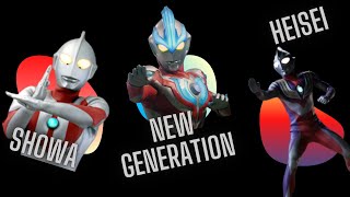 3 Generations of Ultraman Explained