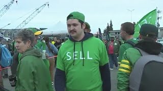 A's Fans Protest Team Relocation on Opening Day