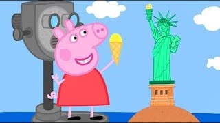 Peppa Pig Official Peppa Pig Visits America Peppa Pigs Holiday In The Us