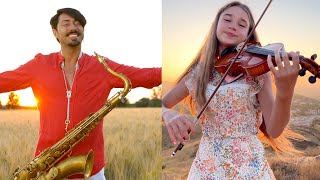 We Are The World - Sax and Violin | Daniele Vitale & Karolina Protsenko