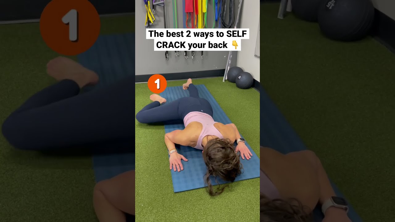 The Best 2 Ways To SELF CRACK YOUR BACK How Crack Your Back Like A PRO