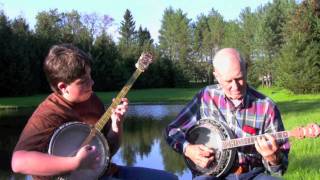 Miniatura del video "Banjo Music "Maple Leaf Rag" - Jesse & Norbert"