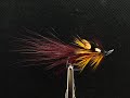 Лососёвая мушка Claret Shrimp, Somer&#39;s (Salmon Fly) Как связать от GM FLY