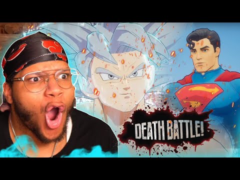GOKU WINS FINALLY!!!!! | Death Battle Goku Vs Superman REACTION!