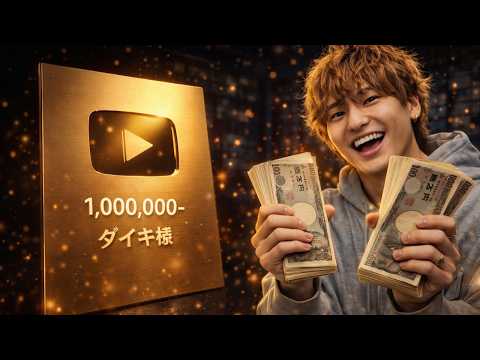 登録者100万人達成したので100万円分視聴者の為に使います!