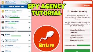 HOW TO SUCCESSFULLY RUN A SPY AGENCY IN BITLIFE | training special operatives | owning spy gadgets screenshot 3