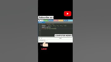 Sort a list in ascending in Python. #Shorts