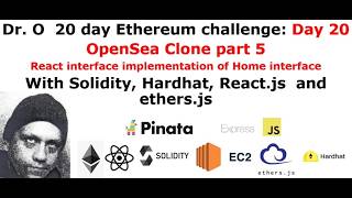 OpenSea Clone ( part 5 ) React interface to read marketplace
