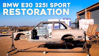 BMW E30 Chassis Shot Blasting & Priming