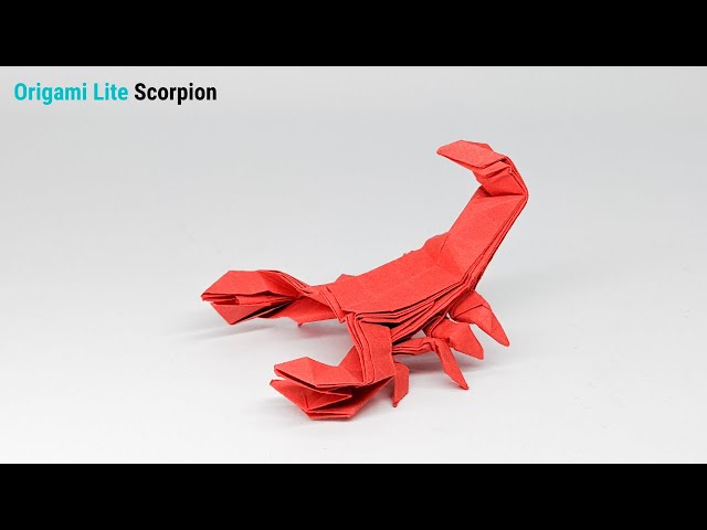 その他 origami 339: Lang's Scorpion – Setting the Crease