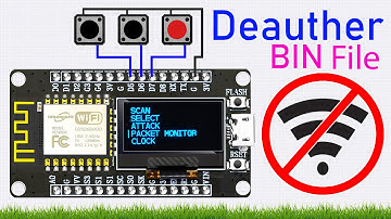 How to Install D.eauther BIN File on NodeMCU ESP8266 with .96 Inch OLED Display | Step-by-Step Guide