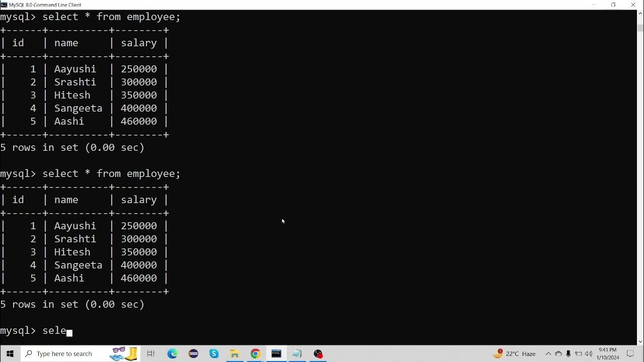 Basic MYSQL Tutorial : Part-9 (Average Function) - YouTube