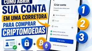 Como abrir conta em uma corretora de criptomoedas